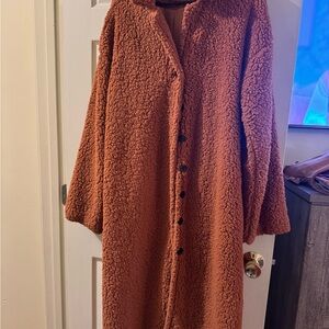 Cozy Brown Teddy Coat